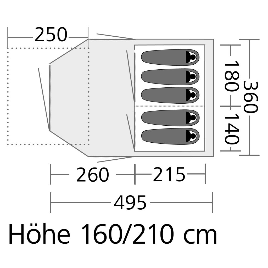 Tunnelzelt Roswell – Bild 4