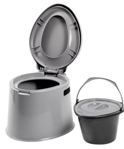 Tragbare Eimertoilette