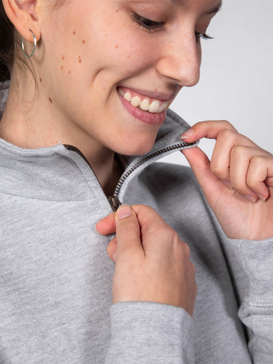 Half Zip Sweater Flag Unisex – Bild 4