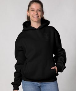 Hoodie Heavyweight Oversize All Black Unisex