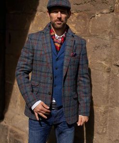 Harris Tweed Sakko “London“ In Royal Check