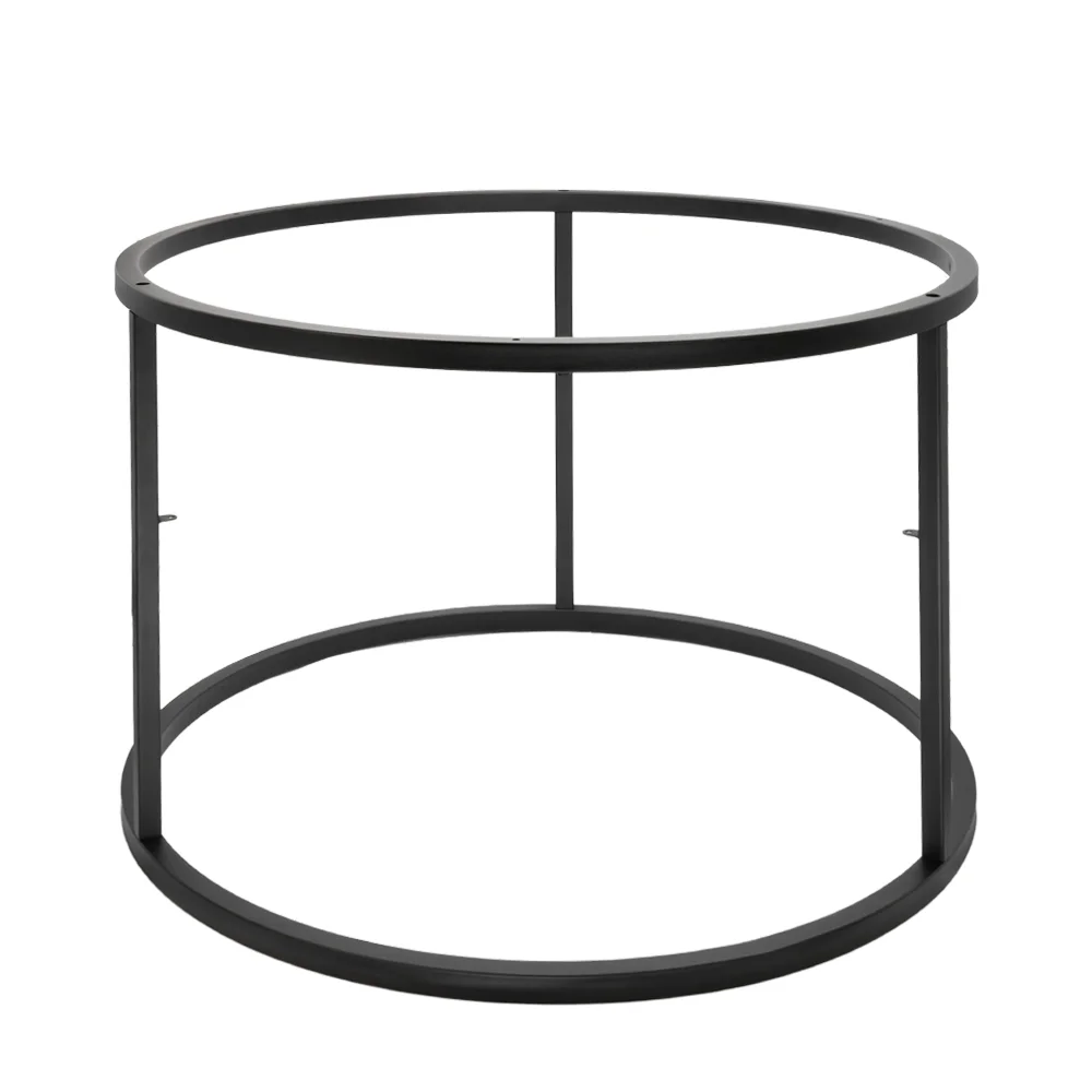 Rundes Tischgestell Ø60/70 cm Schwarz/Weiß ohne Tischplatte – Bild 7