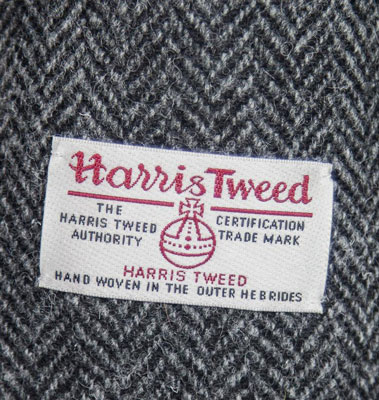 Harris Tweed Overjas, Murdo ¾ Coat – Charcoal – Bild 5