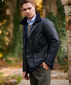 Wellington Waterafstotende Wax jas, blauw