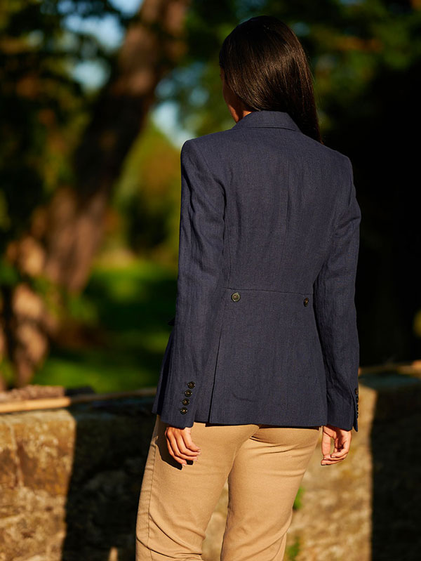 Wellington Leinen Damen Blazer – Bild 6