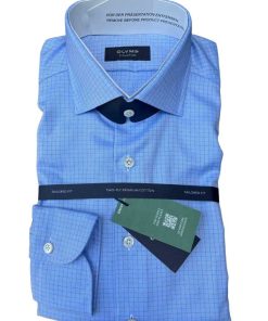 Olymp Businesshemd, Tailored Fit, Signature Kent, Blau