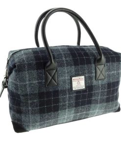 Harris Tweed ‚Esk‘ Overnight Bag in MacLeod Tartan