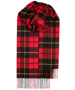 Wallace Modern Tartan Lambswool Scarf