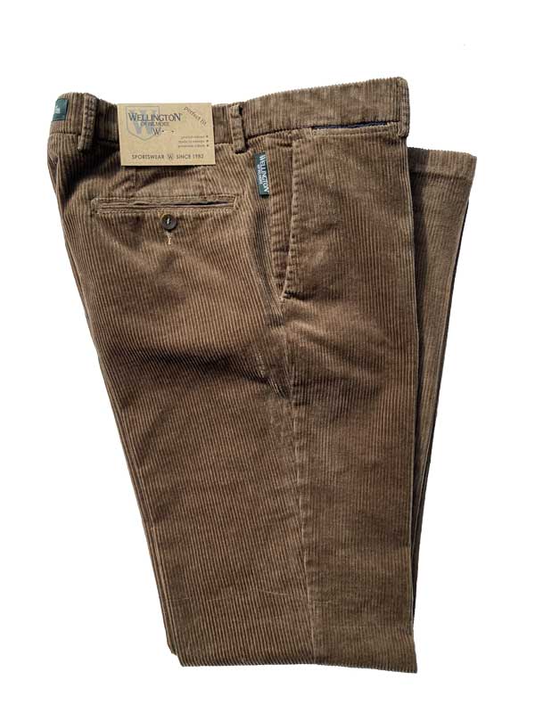 Hose in Genua Cord Mud – Bild 2