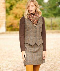 Bleistiftrock aus Harris Tweed 631