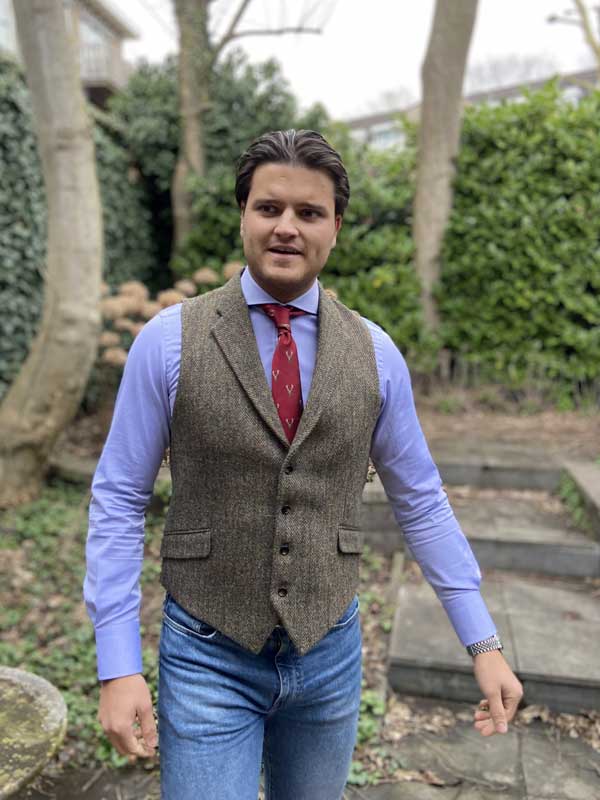 Harris Tweed Weste 670 – Bild 3