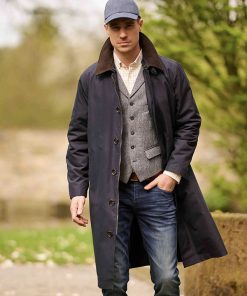 Wellington klassische Herrenmantel „Finchester All Season“ Navy