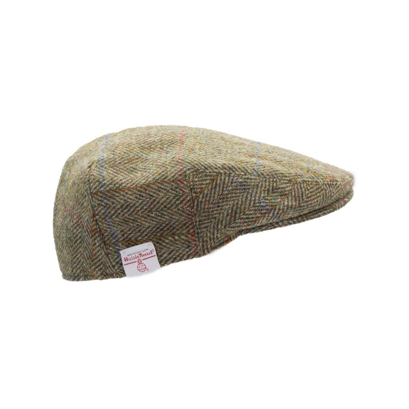 Flat Cap 630 Harris Tweed Groen overruit – Bild 3