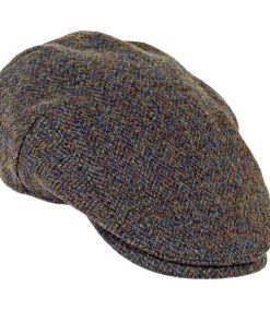 Harris tweed Flat cap Forest
