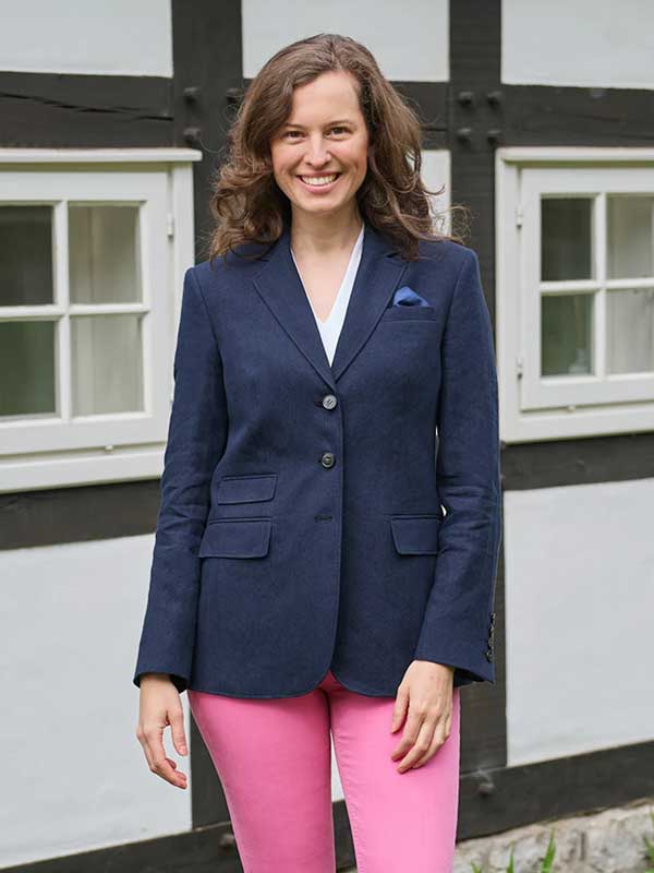 Wellington Leinen Damen Blazer – Bild 2