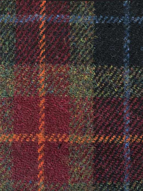 Harris Tweed Henry Cap 655 Rot Check of Island – Bild 3