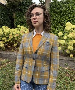 Harris Tweed Damen Sakko Ocre Check
