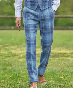Harris Tweed Hose “Mr. Miller “ In Jeans Herringbone
