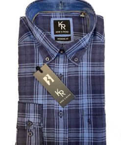 Flannel Shirt King’s Road, Blauw Ruit