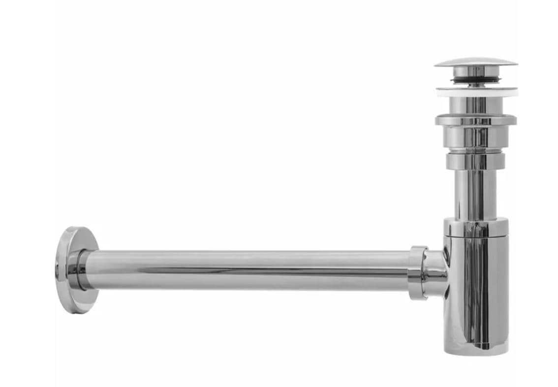 MEI BAD Premium Design Sifon/Ablaufventil Set chrom – Bild 5