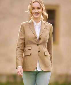 Wellington Seiden Damenblazer Sand