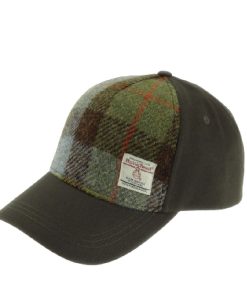 Baseballkappe mit Harris Tweed in Macleod Tartan