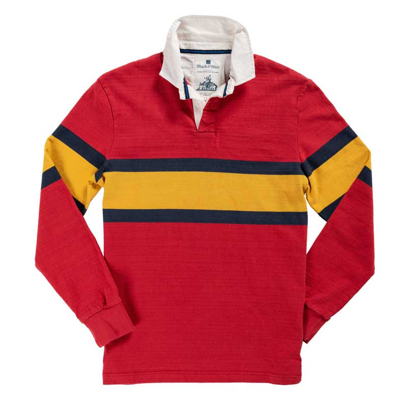 Outdoor Heritage Rugby Shirt Red – Bild 2