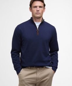 Barbour Pullover Bayfield Half-Zip Navy