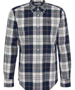 Barbour Hemd Blau Check