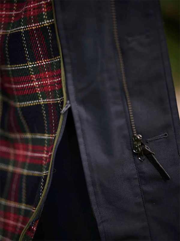 Wellington klassische Herrenmantel „Finchester All Season“ Navy – Bild 4