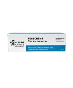 Beautystahl Fußcreme 5% Karitébutter Stahlberg Apotheke – 75 ml