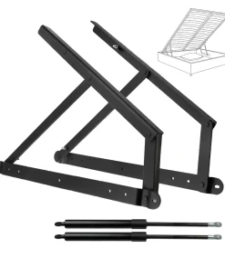 Springaufbeschlag Bettkasten mit Gasdruckfedern 800–1200 N – 1 Paar L/R