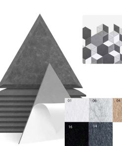 Bilnora Extra Dense Dreieck Filz schalldämpfung platten 50x50x0,9cm