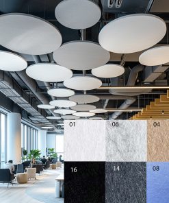 Bilnora Extra Dense Runde Akustik-Deckenplatte Ø80×1,2cm