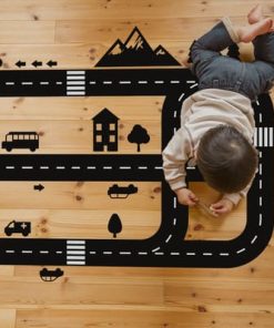 Bodenaufkleber Strasse