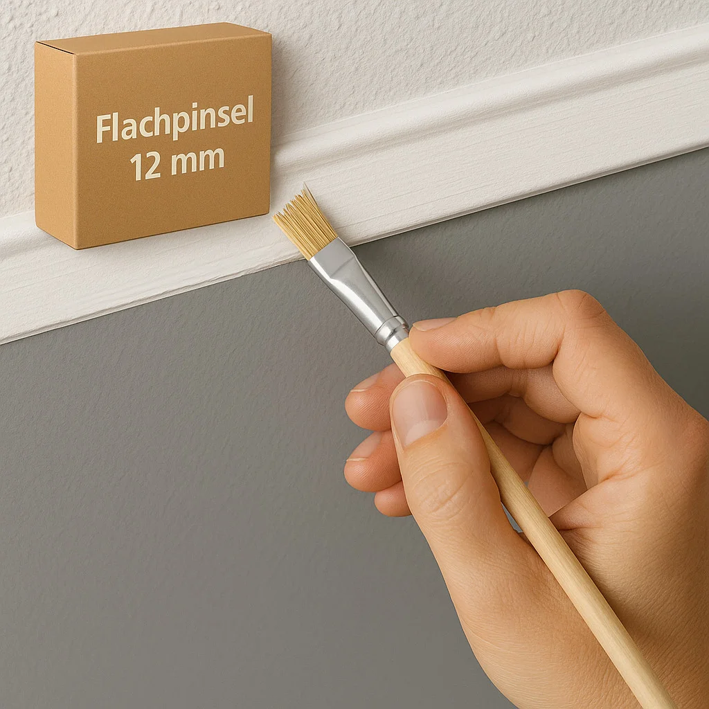 Flachpinsel 12 mm – Präzision für Kanten & Details (1 Stück | 12mm) – Bild 5