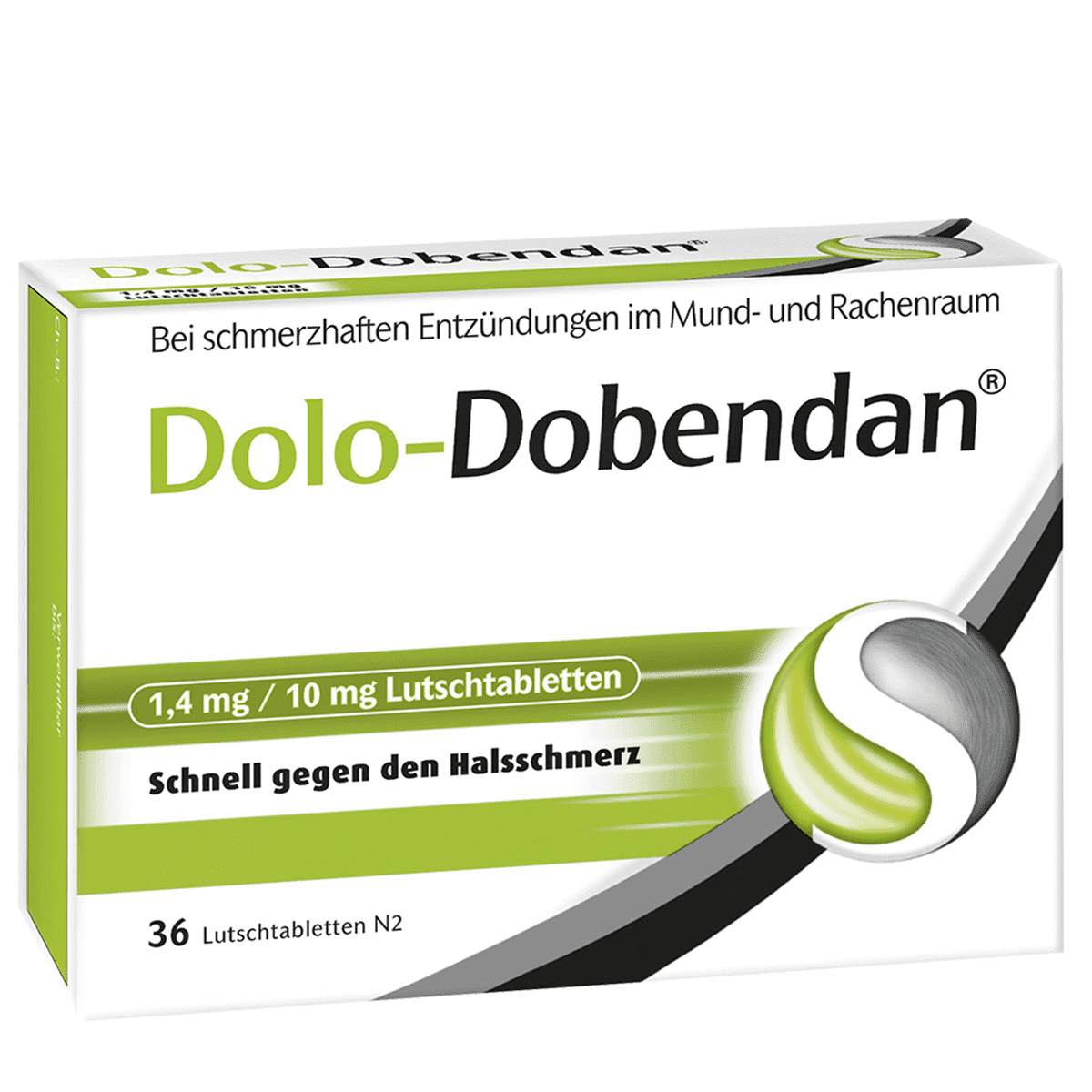 Dolo-Dobendan 1,4 mg/10 mg Lutschtabletten – 36 Stück