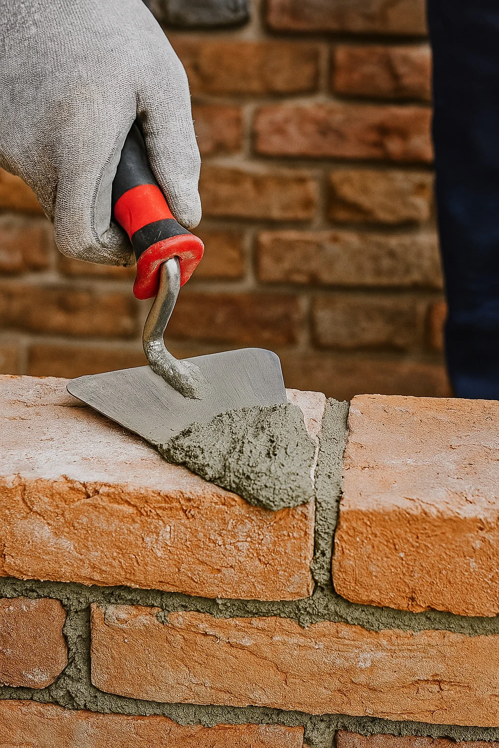 Maurerkelle 140 x 125 mm – klein Dreieckskelle aus Edelstahl – Bild 5