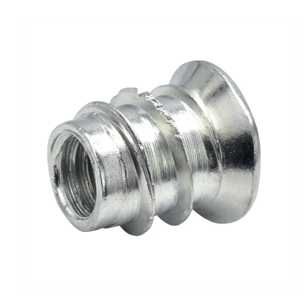 Einschraubmutter M6 x 10 mm – verzinkter Stahl, mit Bund – 10/50/100 Stück – Bild 5