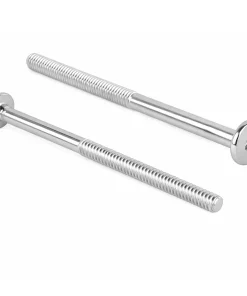 Flachkopfschrauben M6 x 100 mm mit Innensechskant, silber verzinkt