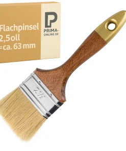 Lackierpinsel 63 mm (2.5″) Flachpinsel – Borstenstärke 18 mm, lackierter Holzgriff