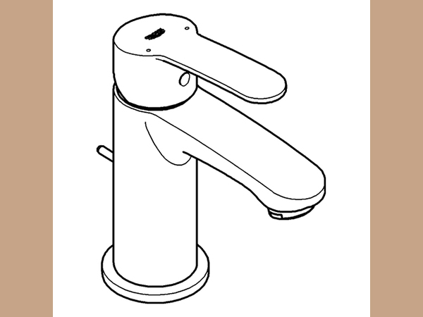 Grohe Eurostyle Cosmopolitan EH-Mischer Kartusche Zugstangen-Ablaufgrt. chrom – Bild 3