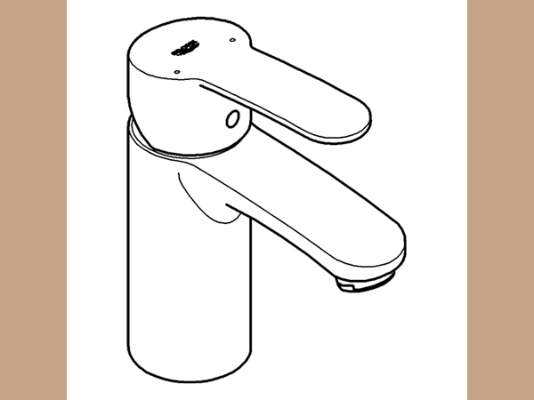 Grohe Eurostyle Cosmopolitan WT-Batterie EcoJoy glatter Körper chrom – Bild 3