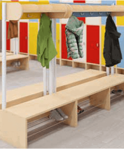 Garderobe flammhemmend