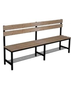 Garderobenbank mit Rückenlehne