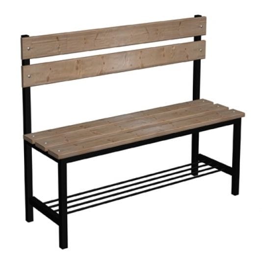 Garderobenbank mit Rückenlehne – Bild 3