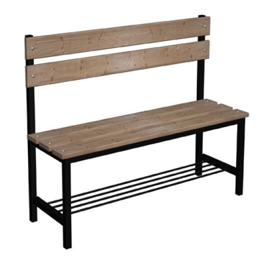 Garderobenbank mit Rückenlehne – Bild 3