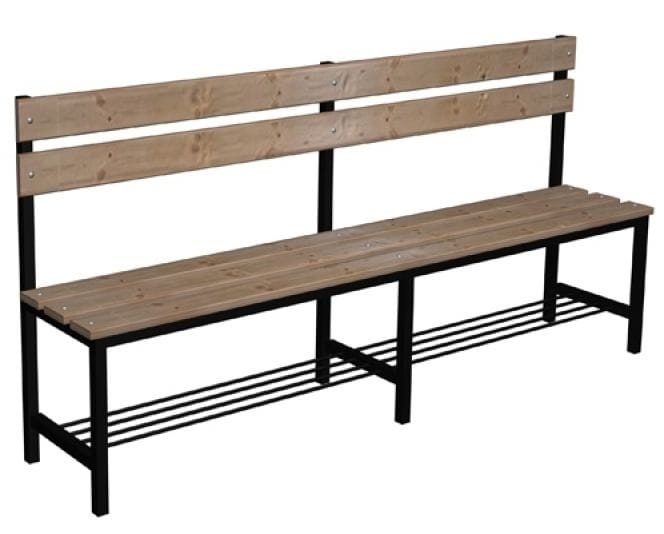 Garderobenbank mit Rückenlehne – Bild 4