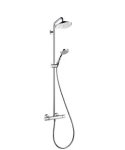 HG Showerpipe Croma 220 Dusche chrom mit Thermostat