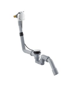 HG Exafill S Wanneneinlauf mit Ab-und Überlaufgarnitur, chrom